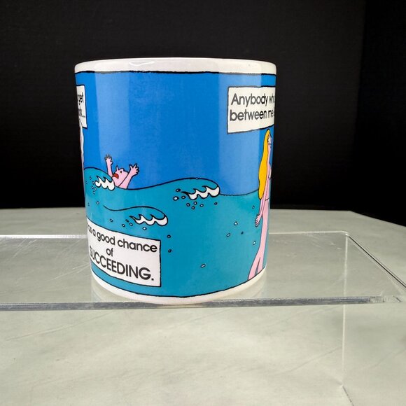 Vintage Ashleigh Brilliant Thoughts Life Guard Work Coffee Mug 1977 - Picture 6 of 10